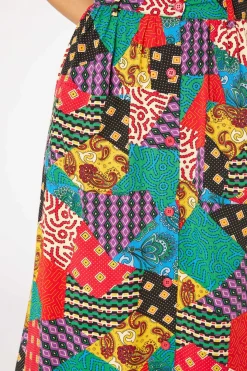 Women Dangerfield Skirts & Skorts*Patchwork Viscose Skirt