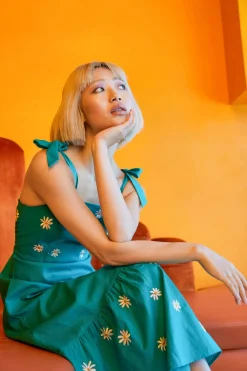 Women Princess Highway Dresses & Pinafores*Pattie Embroidered Midi Dress