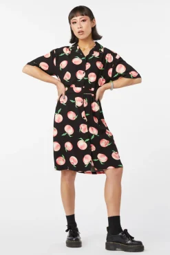 Women Dangerfield Dresses & Pinafores*Peachy Viscose Shirt Dress