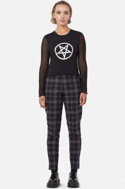 Women Dangerfield Blouses & Tops*Pentagram Contrast Mesh Top