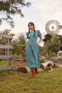 Women Princess Highway Dresses & Pinafores*Peppa Check Midi Dress