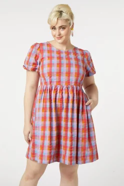 Women Princess Highway Dresses & Pinafores*Peppa Check Mini Dress
