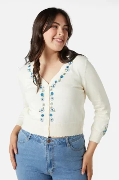 Women Princess Highway Knitwear & Cardis*Petal Embroidered Cardi