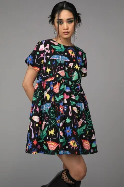 Women Black Friday Dresses & Pinafores*Plantistry Print Dress