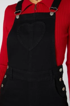 Women Dangerfield Dresses & Pinafores*Pocket Heart Denim Overall
