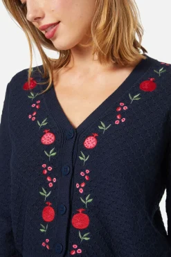 Women Princess Highway Knitwear & Cardis*Pomegranate Emb Cardi