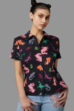 Women Black Friday Blouses & Tops*Pond Life Blouse