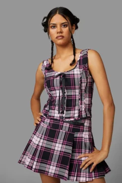 Women Black Friday Blouses & Tops*Posh Tartan Top