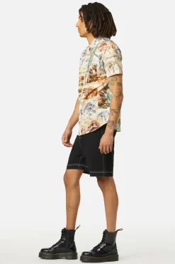 Men Dangerfield Shirts & Tees*Prehistoric Dino Tile Printed Shirt