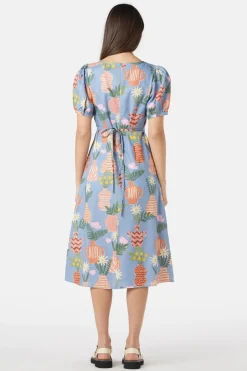 Women Princess Highway Dresses & Pinafores*Pretty Vases Midi Dress