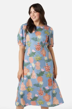 Women Princess Highway Dresses & Pinafores*Pretty Vases Midi Dress