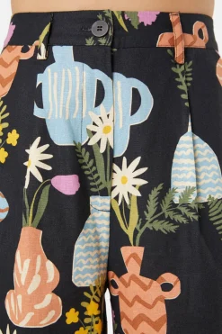 Women Princess Highway Skirts & Skorts*Pretty Vases Skort