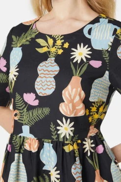 Women Princess Highway Dresses & Pinafores*Pretty Vases Smock Dress