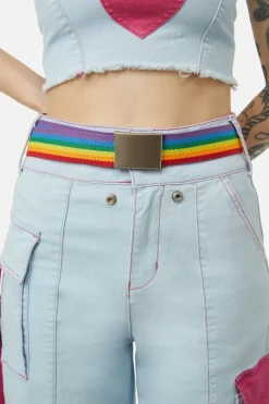 Accessories Dangerfield Belts & Harnesses*Pride Belt Rainbow