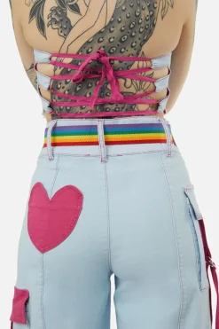 Accessories Dangerfield Belts & Harnesses*Pride Belt Rainbow