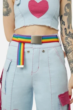 Accessories Dangerfield Belts & Harnesses*Pride Belt Rainbow