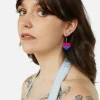 Accessories Dangerfield Jewellery*Pride Heart Earrings Bisexual