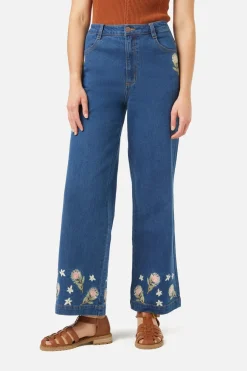 Women Princess Highway Pants & Jumpsuits*Protea Emb Jean