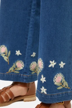 Women Princess Highway Pants & Jumpsuits*Protea Emb Jean