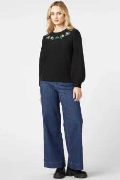 Women Princess Highway Knitwear & Cardis*Protea Embroidered Jumper
