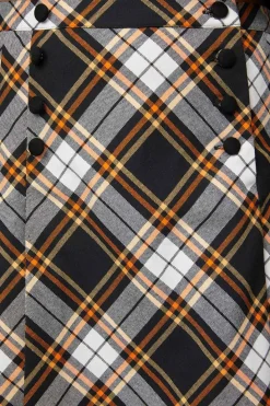 Women Black Friday Skirts & Skorts*Pumpkin Tartan Skirt