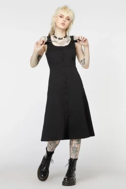 Women Dangerfield Dresses & Pinafores*Punk Buckle Midi Pinafore