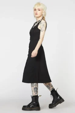 Women Dangerfield Dresses & Pinafores*Punk Buckle Midi Pinafore