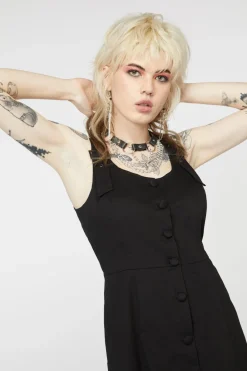 Women Dangerfield Dresses & Pinafores*Punk Buckle Midi Pinafore