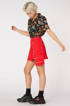Women Dangerfield Skirts & Skorts*Punk Morpho Drill Skort
