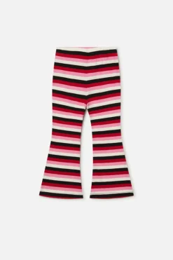Kids Dangerkids Bottoms*Punk Stripe Kids Flared Legging