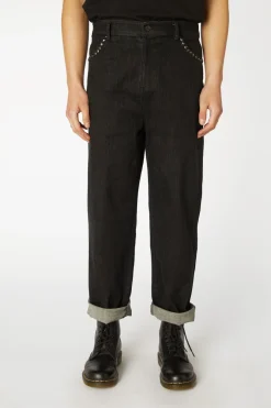 Men Black Friday Pants & Shorts*Punk Stud Denim Jeans