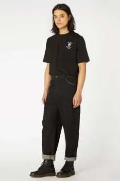 Men Black Friday Pants & Shorts*Punk Stud Denim Jeans