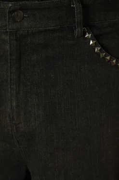 Men Black Friday Pants & Shorts*Punk Stud Denim Jeans