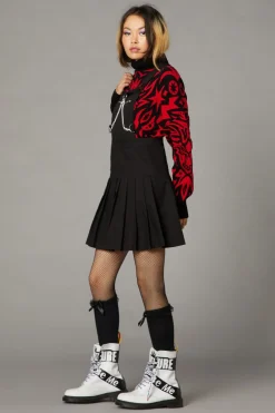 Women Black Friday Dresses & Pinafores*Punk Trim Pinafore