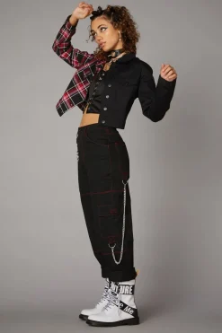 Women Black Friday Jackets & Coats*Punk Valentine Tartan Jacket