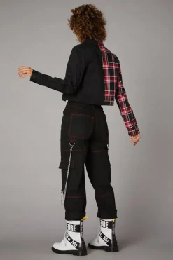 Women Black Friday Jackets & Coats*Punk Valentine Tartan Jacket