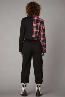 Women Black Friday Jackets & Coats*Punk Valentine Tartan Jacket