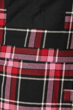 Women Black Friday Dresses & Pinafores*Punk Valentine Tartan Pinafore