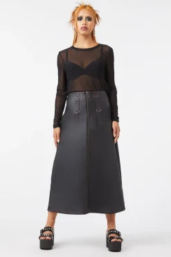 Women Dangerfield Skirts & Skorts*Queens Soldier Pu Skirt