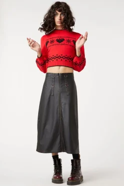 Women Dangerfield Skirts & Skorts*Queens Soldier Pu Skirt