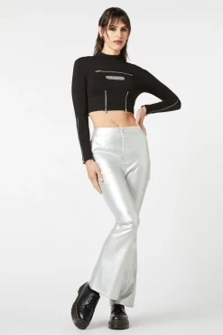 Women Dangerfield Blouses & Tops*Radioactive Raver Zip Top