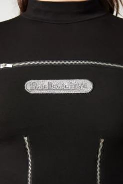 Women Dangerfield Blouses & Tops*Radioactive Raver Zip Top