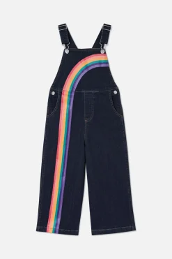 Kids Dangerkids Bottoms*Rainbow Denim Kids Overalls