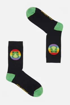 Accessories Dangerfield Socks & Tights*Rainbow Frog Sock