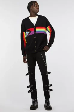 Men Dangerfield Coats & Jackets*Rainbow Intarsia Cardi