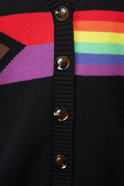 Men Dangerfield Coats & Jackets*Rainbow Intarsia Cardi