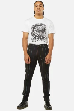 Men Dangerfield Pants & Shorts*Rainbow Pinstripe Skinny Pants