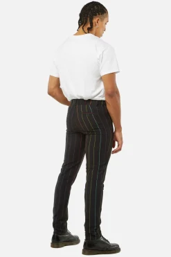 Men Dangerfield Pants & Shorts*Rainbow Pinstripe Skinny Pants
