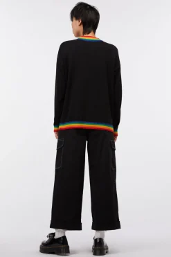 Women Dangerfield Knitwear & Cardis*Rainbow Ringer Cardi