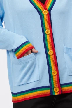 Women Dangerfield Knitwear & Cardis*Rainbow Ringer Cardi